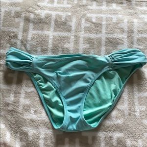 Victoria secret blue bikini bottom